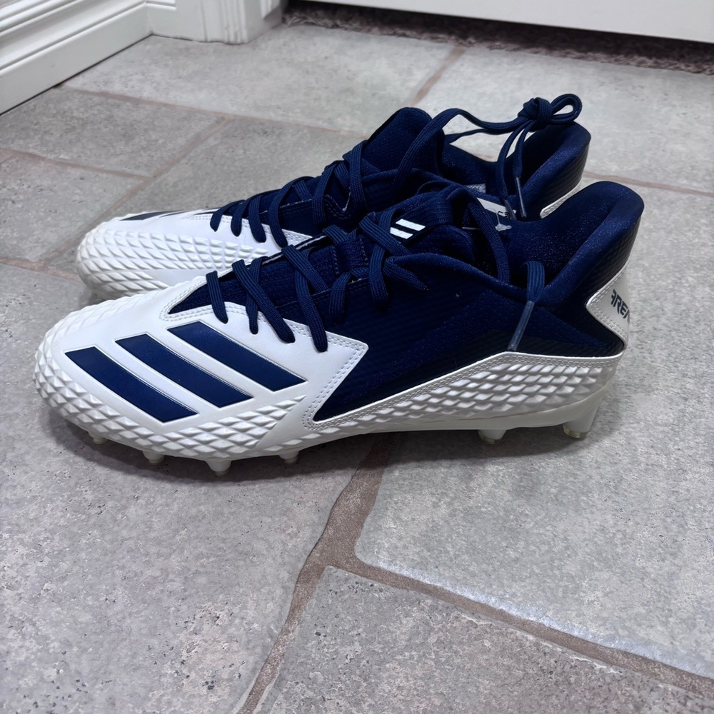 NWT Adidas Freak X Carbon Football Cleats Men’s 13.5 White Blue